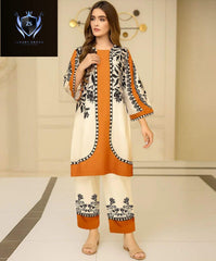 Digital Printed Cord Set 2Pcs