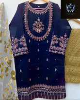 Handwork And Embroidery Shirt With Emb Dupatta 3piece