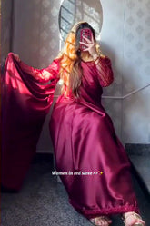 Sequence Embroidered work with Pearls Attached Silk saree (Blouse , petticoat & 7 yards stiched saree )