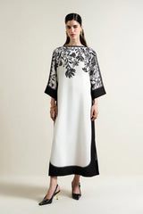 VIRAL LONG KAFTAN STYLE CO-ORD SET WITH DUPATTA